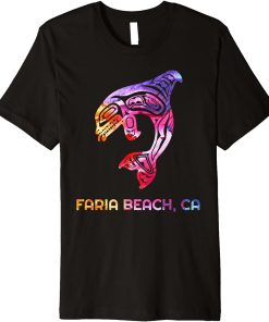 Tribal Faria Beach CA Orca Killer Whale Native American Premium T-Shirt