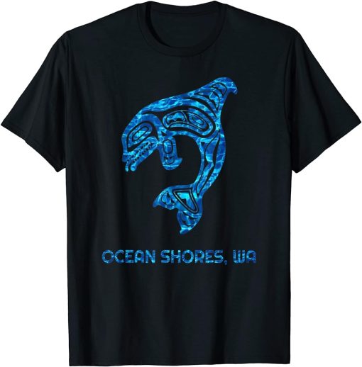 Ocean Shores Washington Native American Orca Killer Whale T-Shirt