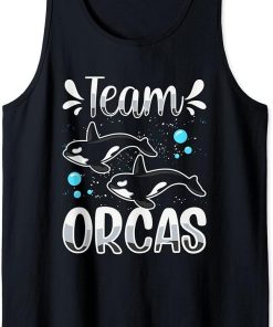 Team Orcas Protect Whale Orca Sea Tank Top