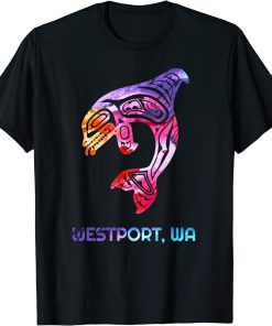 Westport Washington Native American Indian Orca Killer Whale T-Shirt